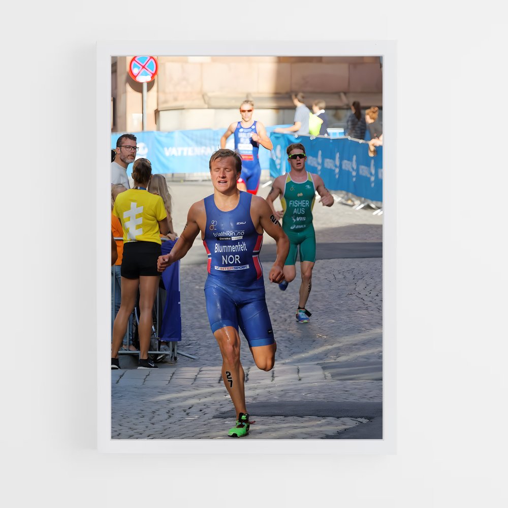 Poster Run Like the Wind – affiche Athlétisme (vue 3)